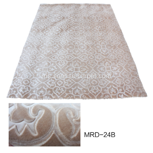 Fesyen Embossing Mink Carpet